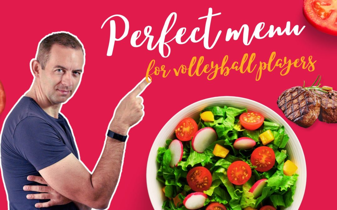perfect menu volleyball player